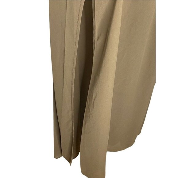 Show Me Your MuMu Woman's Heather Halter Maxi Dress Dune SZ XL - Picture 4 of 11